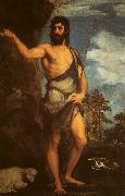  Titian St.John the Baptist painting